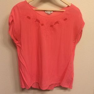 Pink Embroidered Blouse